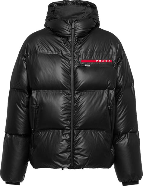 prada nylon jacket mens|prada linea rossa puffer jacket.